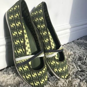 Keds Eleanor Green Giraffe